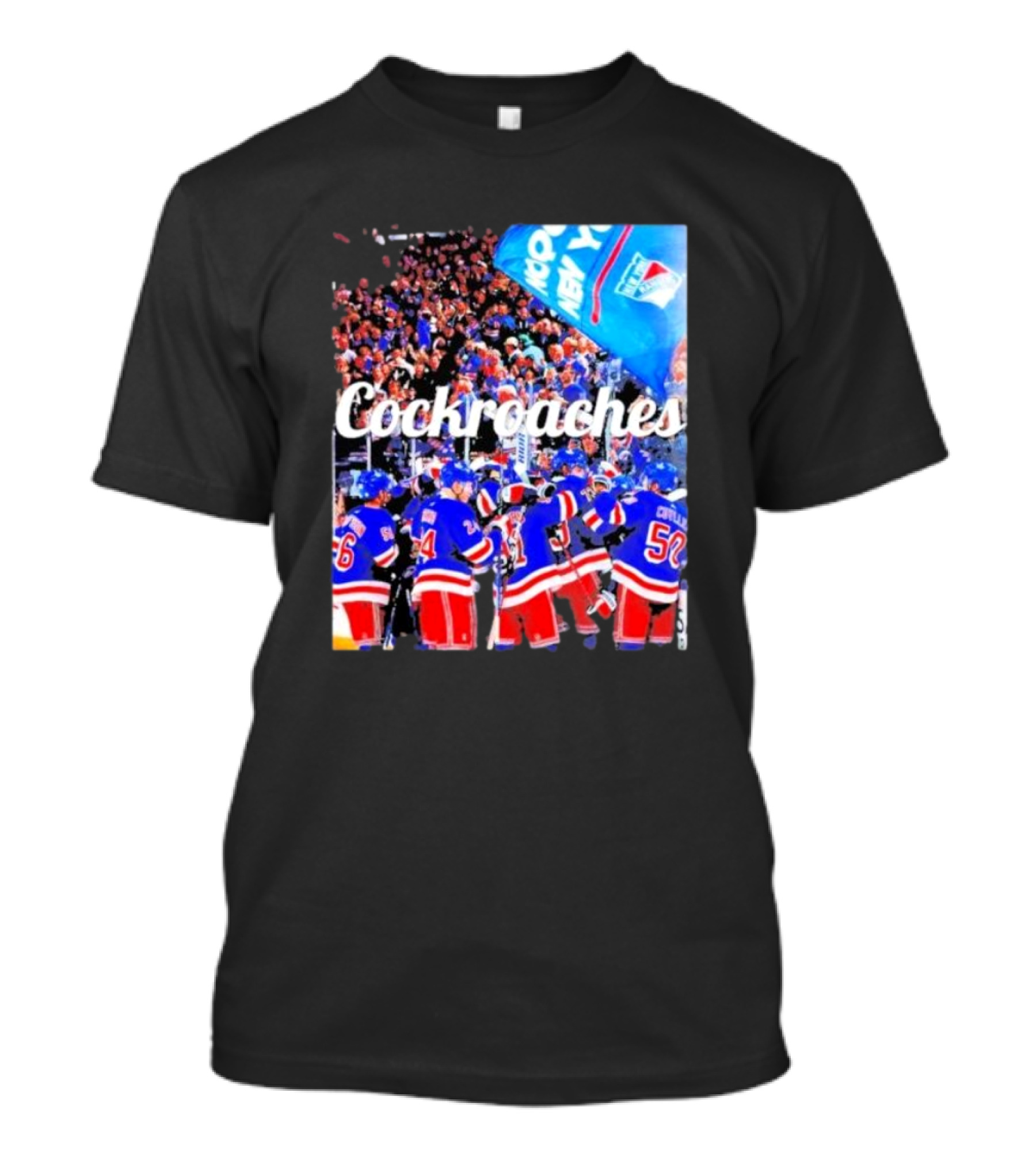 New York Rangers Cockroaches Fans Hockey Team T-Shirt