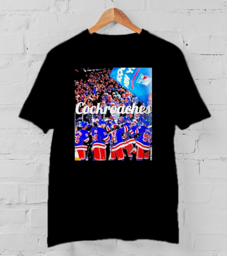 New York Rangers Cockroaches Fans Hockey Team T-Shirt