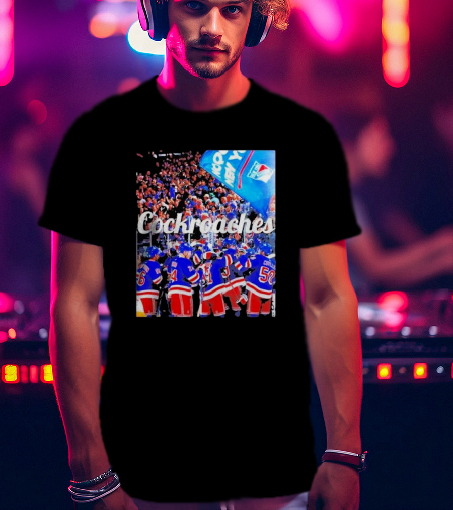 New York Rangers Cockroaches Fans Hockey Team T-Shirt