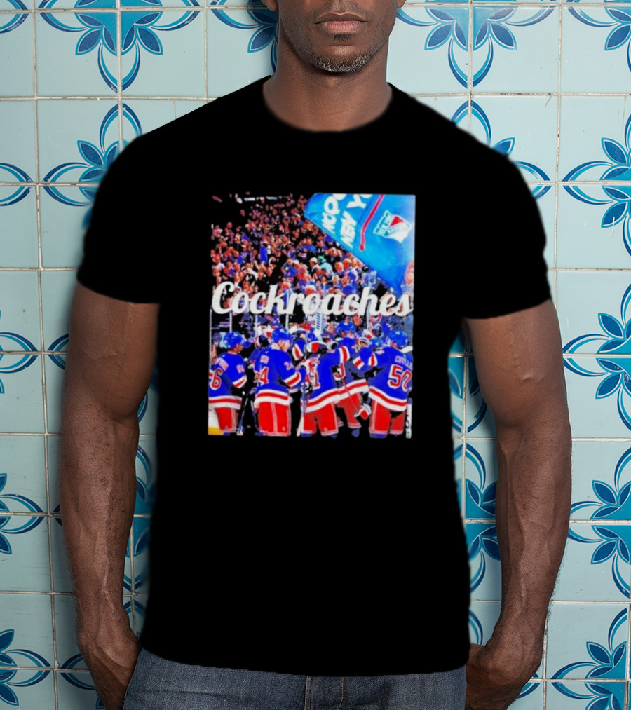 New York Rangers Cockroaches Fans Hockey Team T-Shirt