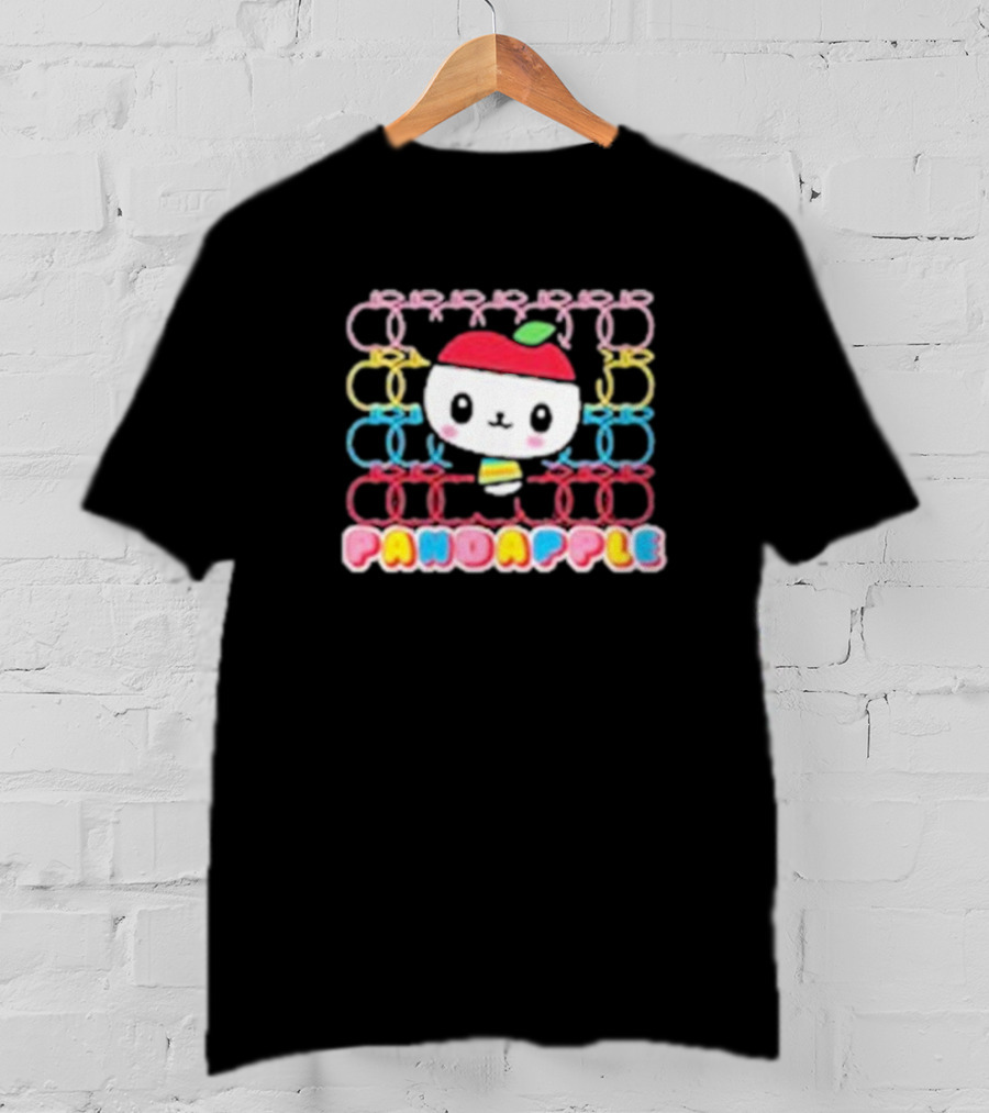 Pandapple Cute Apple Pattern Fever T-Shirt