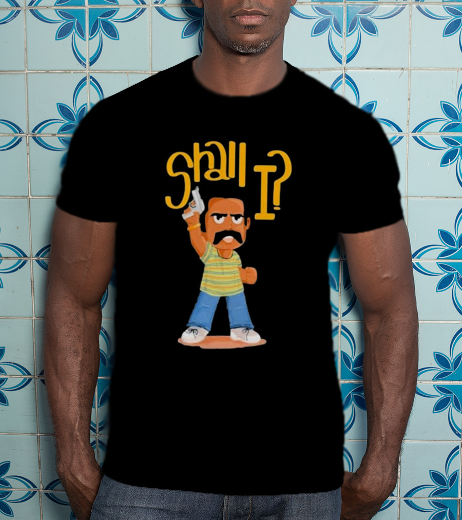 Shall I Amban Aavesham Character With Gun T-Shirt