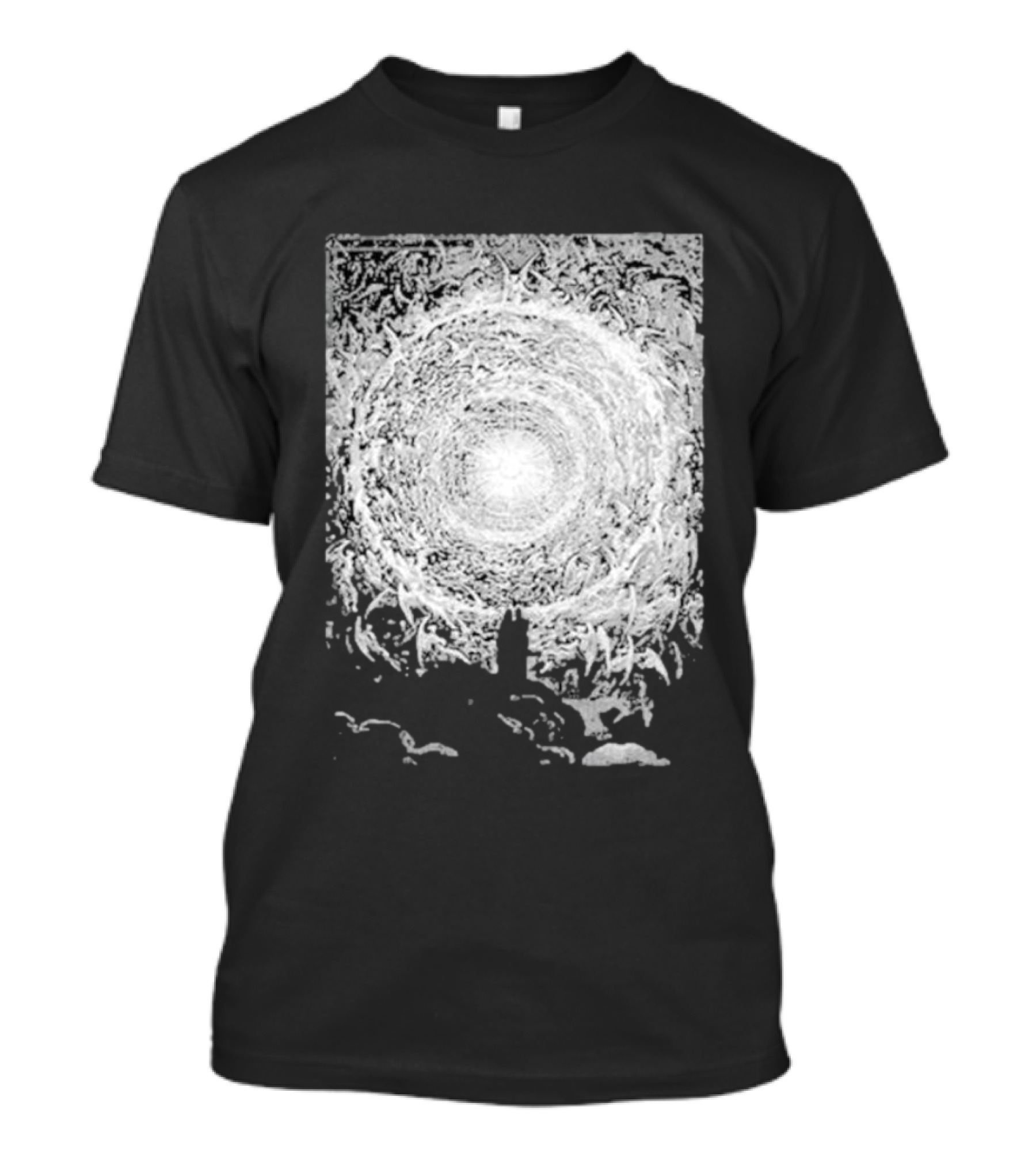 Zheani Worship The Spiritual Meat Grinder Celestial Swirling Vortex T-Shirt