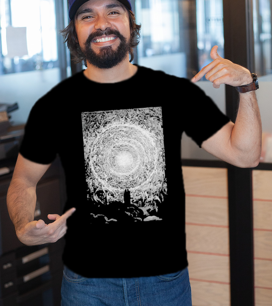 Zheani Worship The Spiritual Meat Grinder Celestial Swirling Vortex T-Shirt