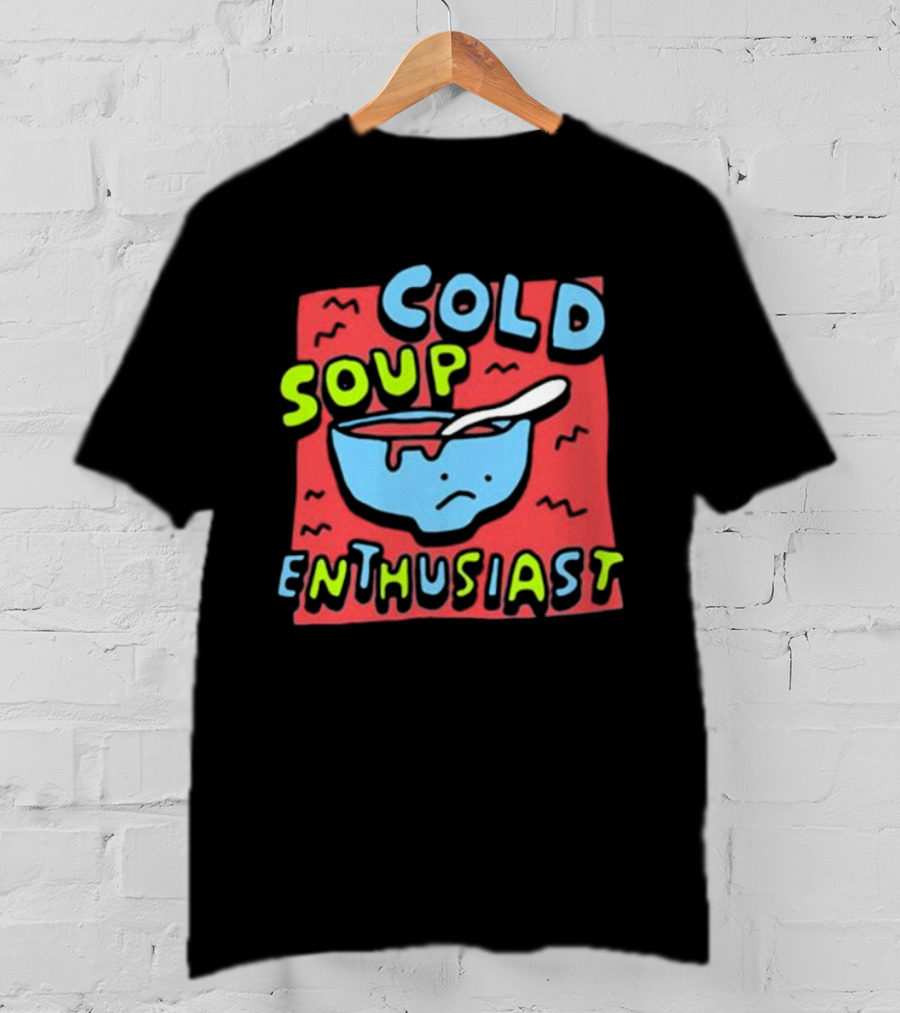 Zoe Bread Cold Soup Enthusiast Retro Gazpacho Vibes T-Shirt