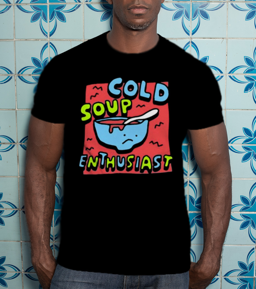 Zoe Bread Cold Soup Enthusiast Retro Gazpacho Vibes T-Shirt