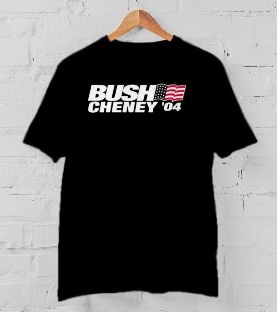 BUSH CHENEY '04 American Flag T-Shirt