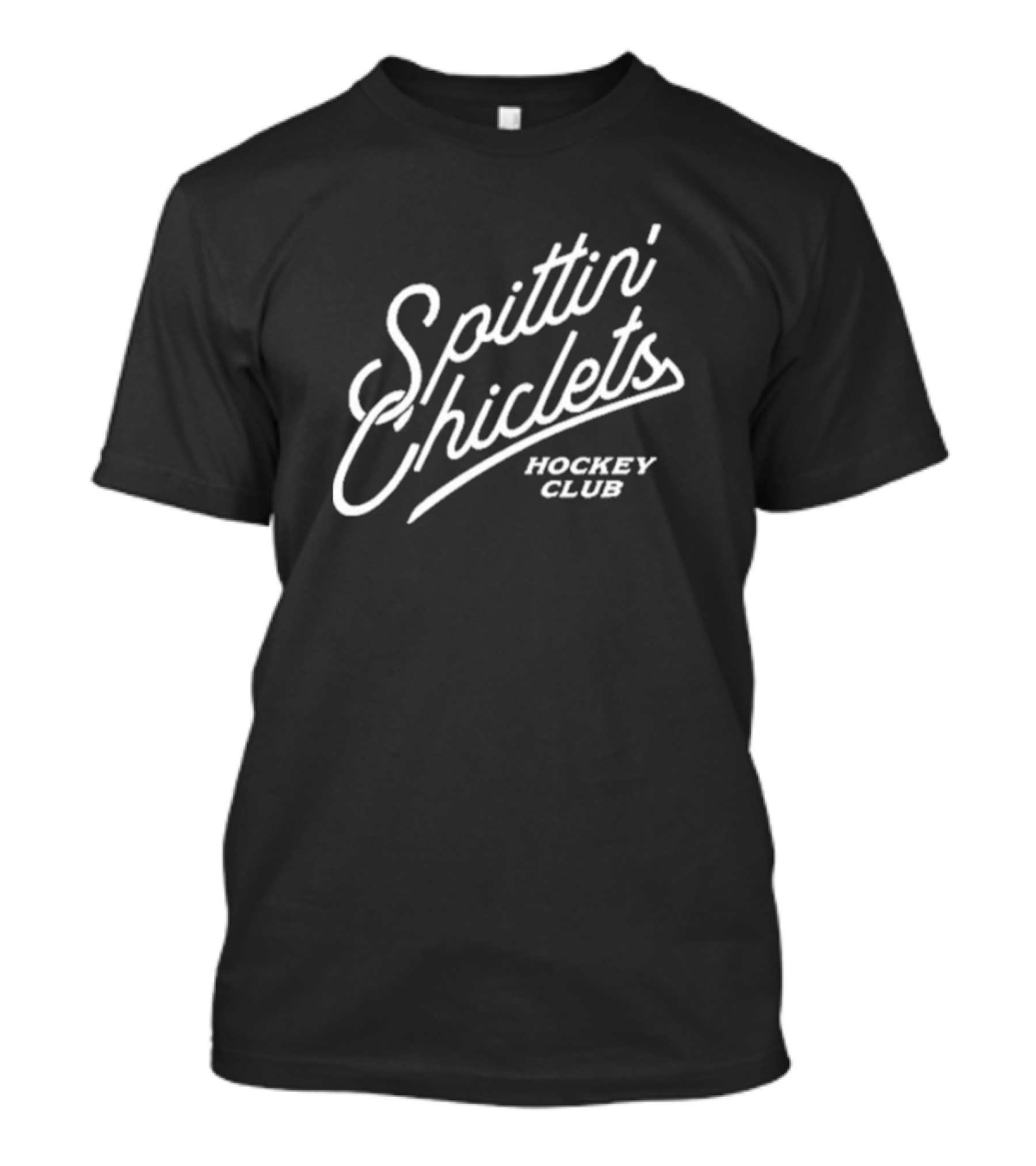Spittin Chiclets Script Hockey Club T-Shirt