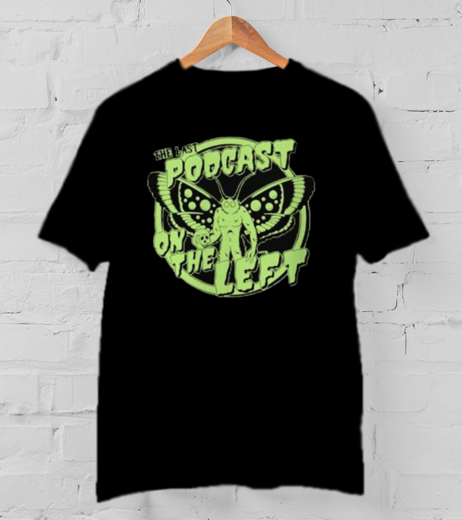 The Last Podcast On The Left Mothman Neon T-Shirt