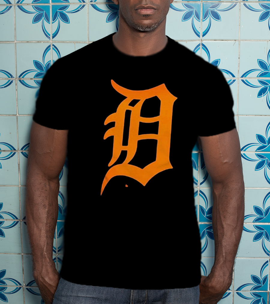 Detroit Tigers Big And Tall #1 Dad T-Shirt