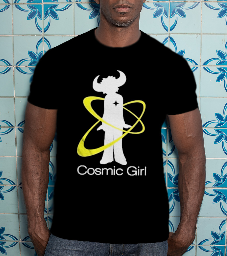 Jamiroquai Cosmic Girl Buffalo Yellow Swirl T-Shirt