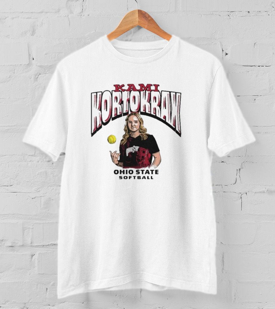 Kami Kortokrax Ohio State Softball Champion T-Shirt