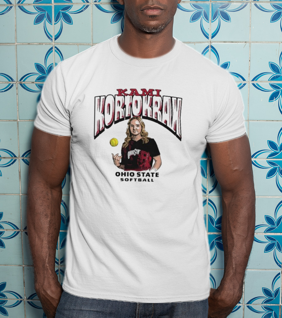 Kami Kortokrax Ohio State Softball Champion T-Shirt
