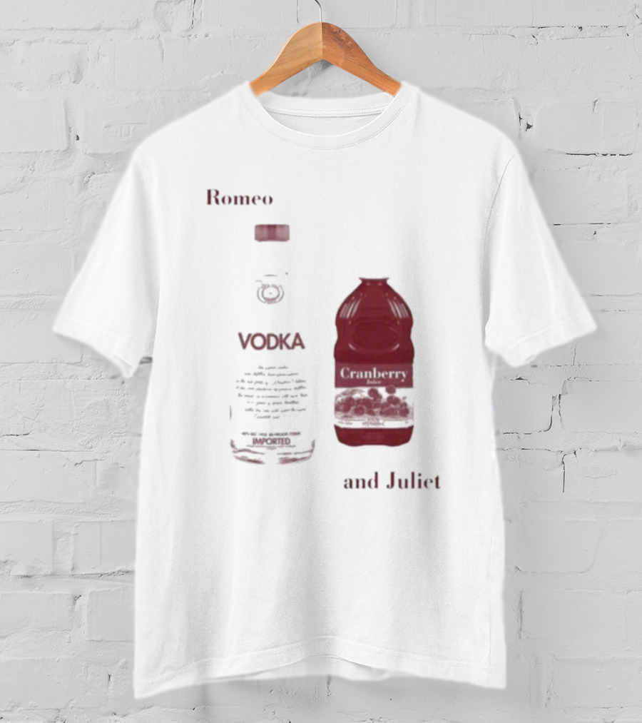 Romeo Vodka And Juliet Cranberry T-Shirt