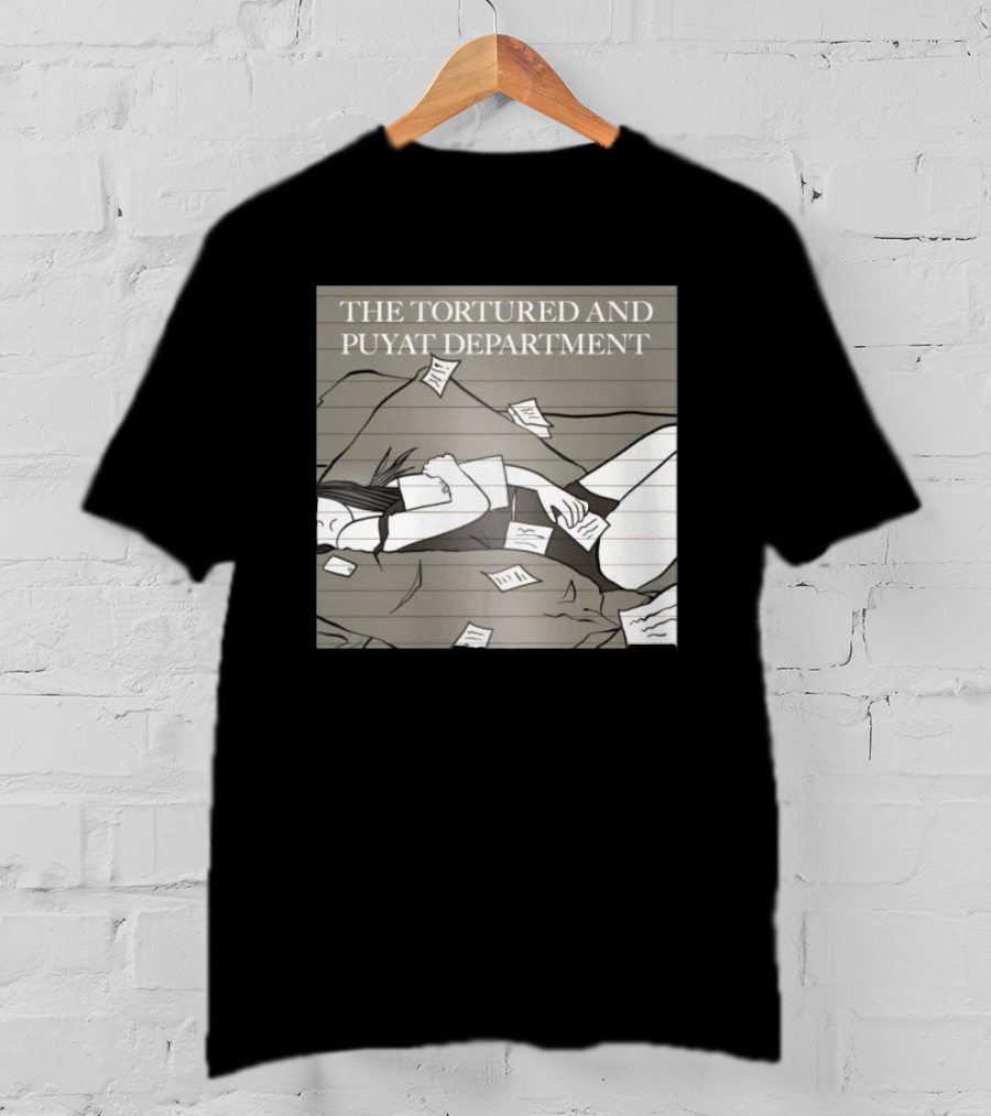 The Tortured And Puyat Department Sleepless Exhaustion Notebook Pages T-Shirt