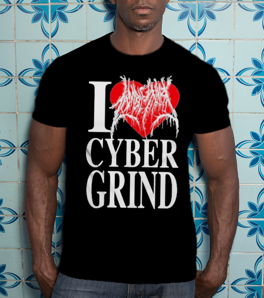 I Love Zombieshark Cybergrind T-Shirt