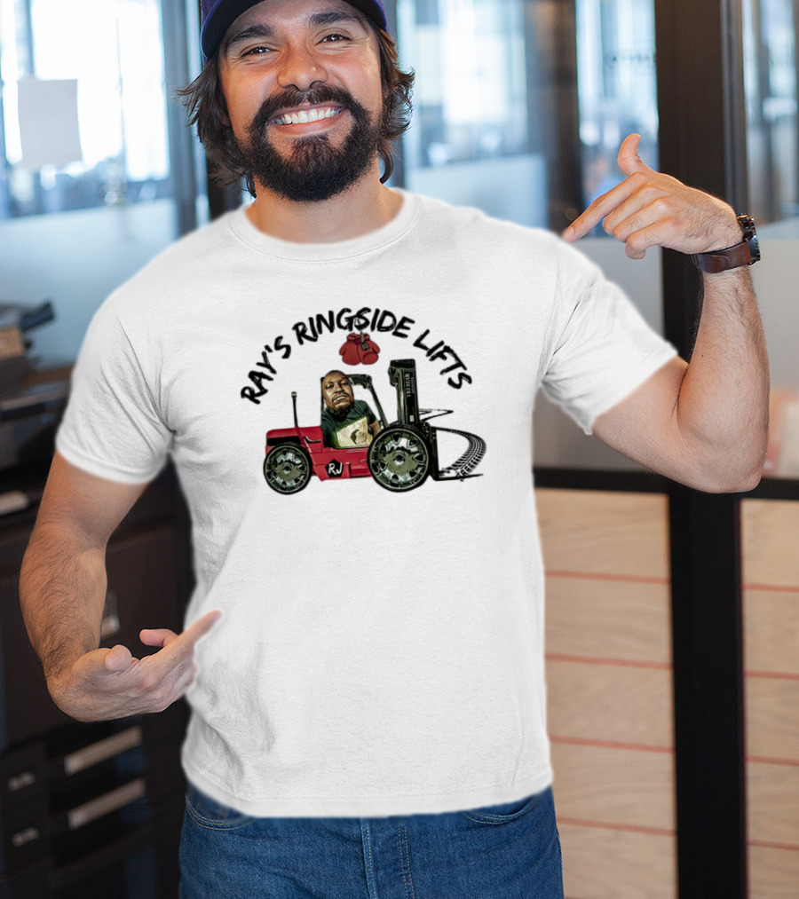 Ray's Ringside Lifts RJ Basketball Forklift Gloves T-Shirt