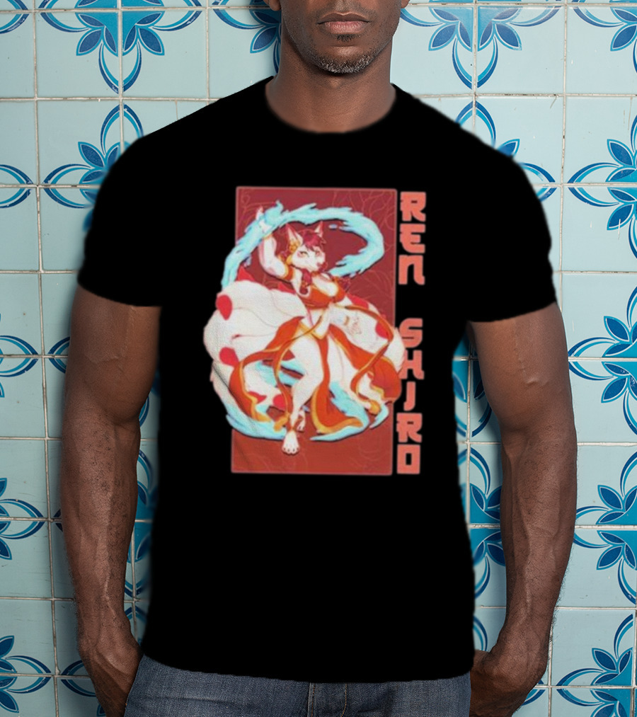 Ren Shiro Nine-Tailed Fox Spirit Wielder T-Shirt