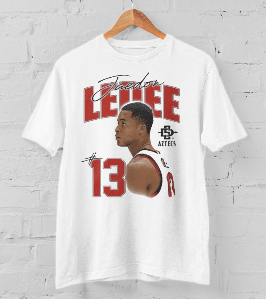 San Diego State Aztecs Jaedon Ledee 13 T-Shirt