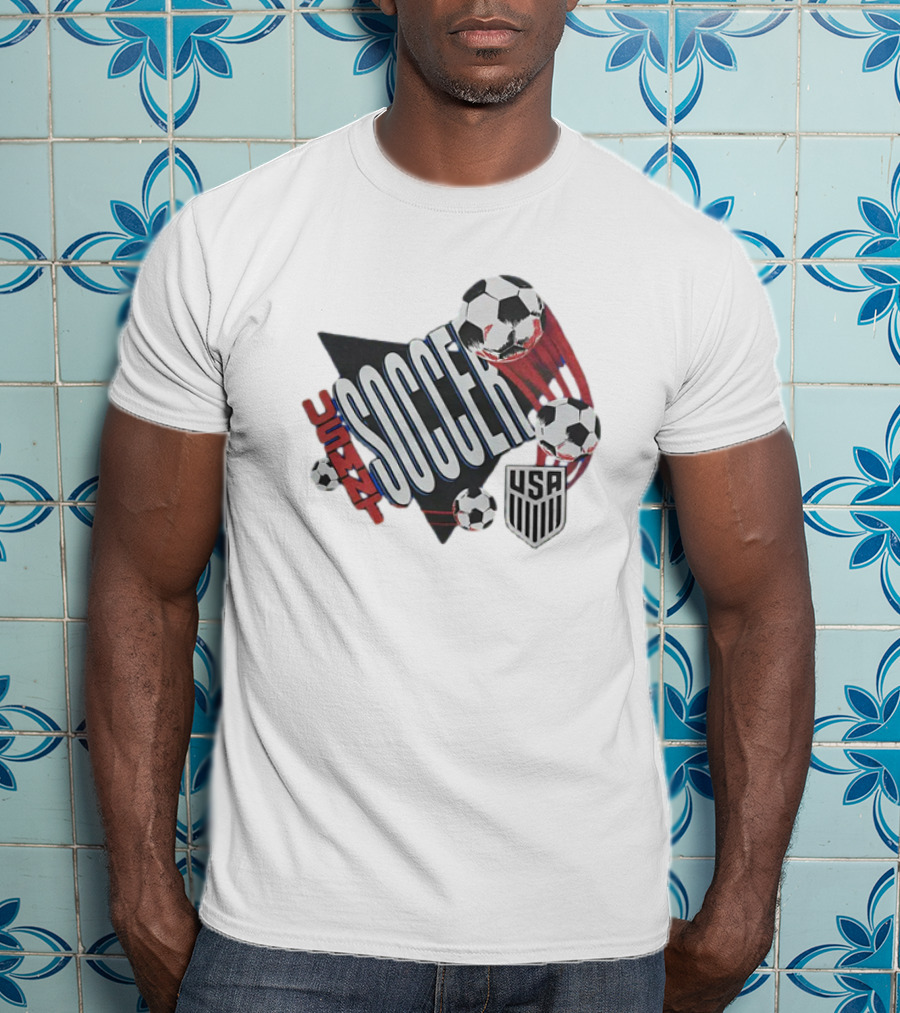 USMNT Soccer USA Shield Tri-Blend T-Shirt