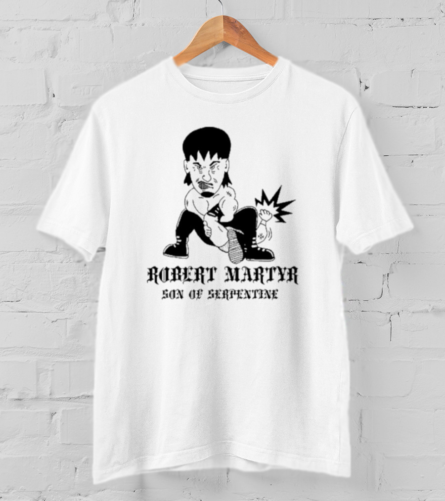 Robert Martyr Son Of Serpentine Bold Cartoon Character T-Shirt