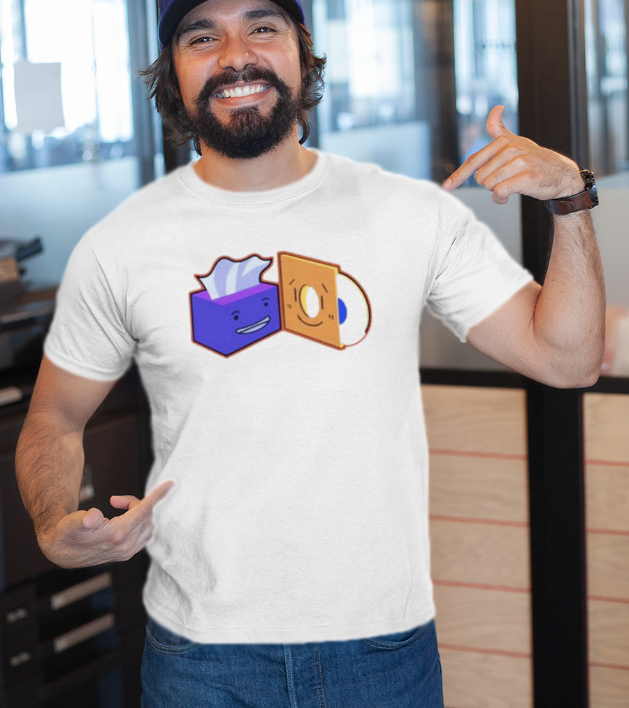 Burner The Strangers Tissue And Vinyl Record Faces T-Shirt