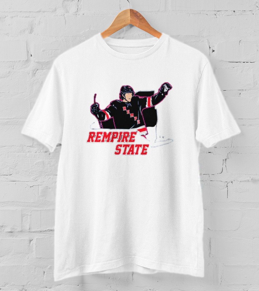 Rempire State Hockey Player Celebration Matt Rempe T-Shirt