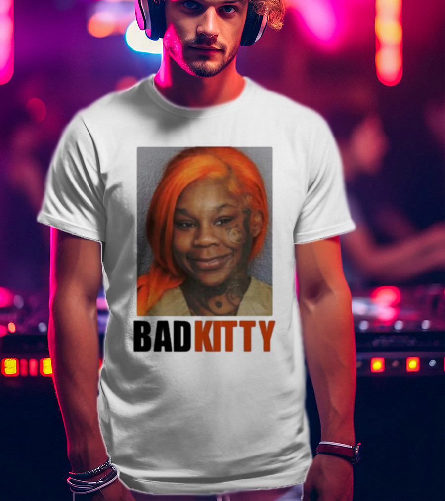 Bad Kitty Sukihana Mugshot T-Shirt