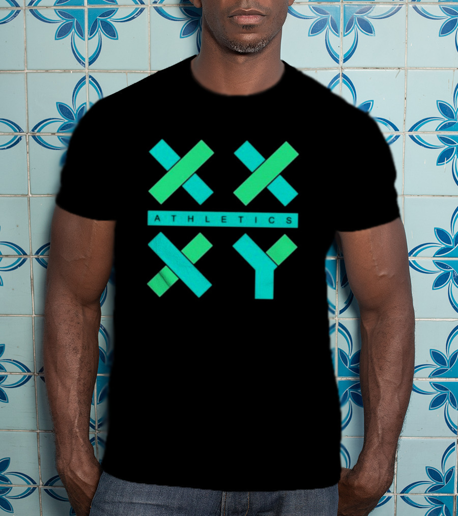 Xx Xy Athletics Neon Geometric T-Shirt
