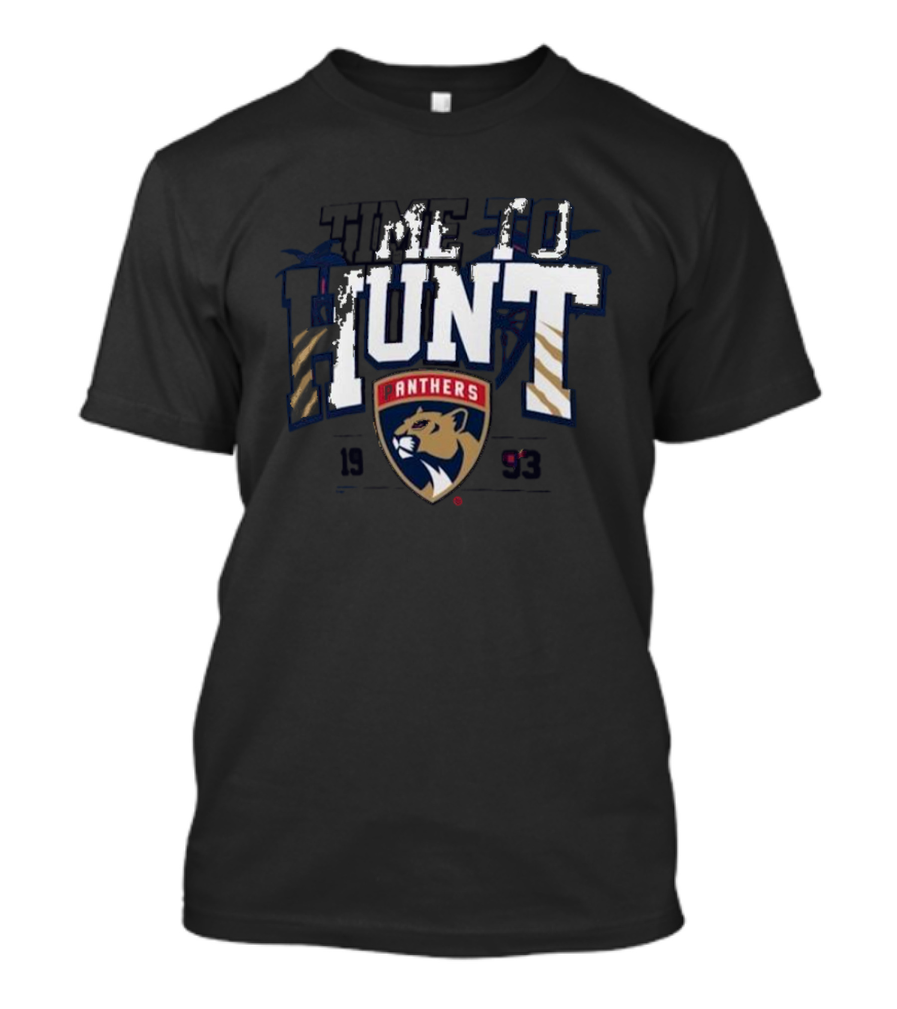 Time To Hunt Florida Panthers 1993 Fanatics Branded T-Shirt