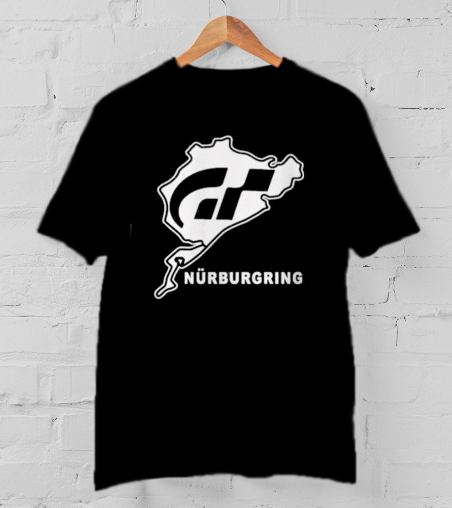 Gran Turismo Nürburgring Track Outline T-Shirt