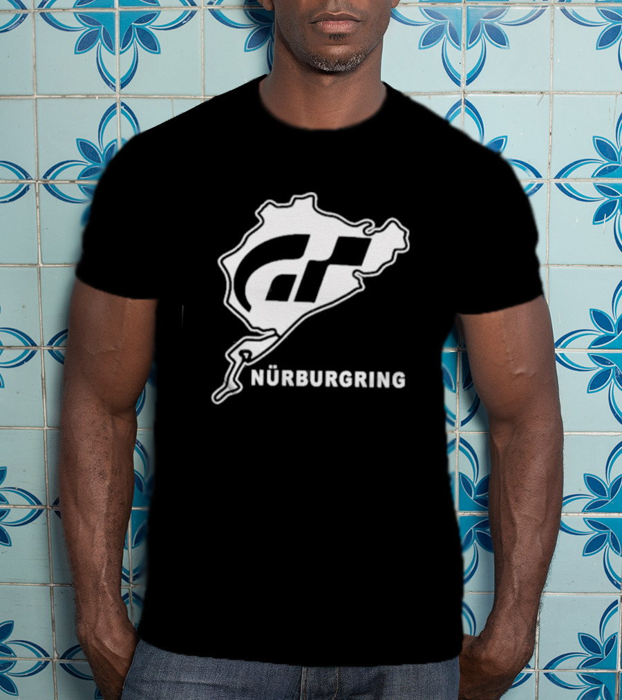 Gran Turismo Nürburgring Track Outline T-Shirt
