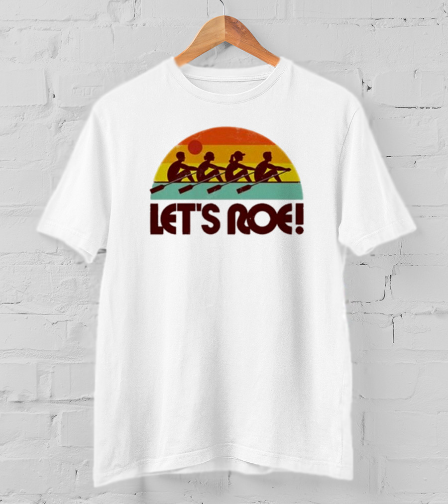 Let’s Roe Vintage Rowing Team Sunset T-Shirt