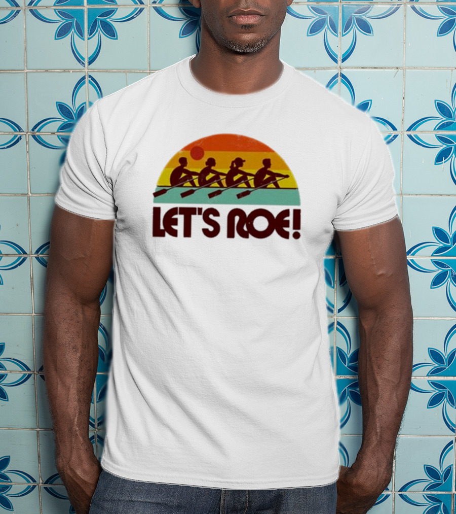 Let’s Roe Vintage Rowing Team Sunset T-Shirt