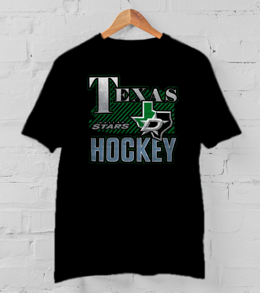 Black 47 Texas Hockey Dallas Stars Texas Hocky Fashion T-Shirt