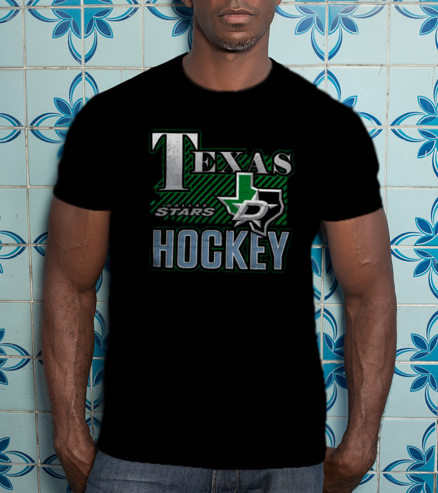 Black 47 Texas Hockey Dallas Stars Texas Hocky Fashion T-Shirt