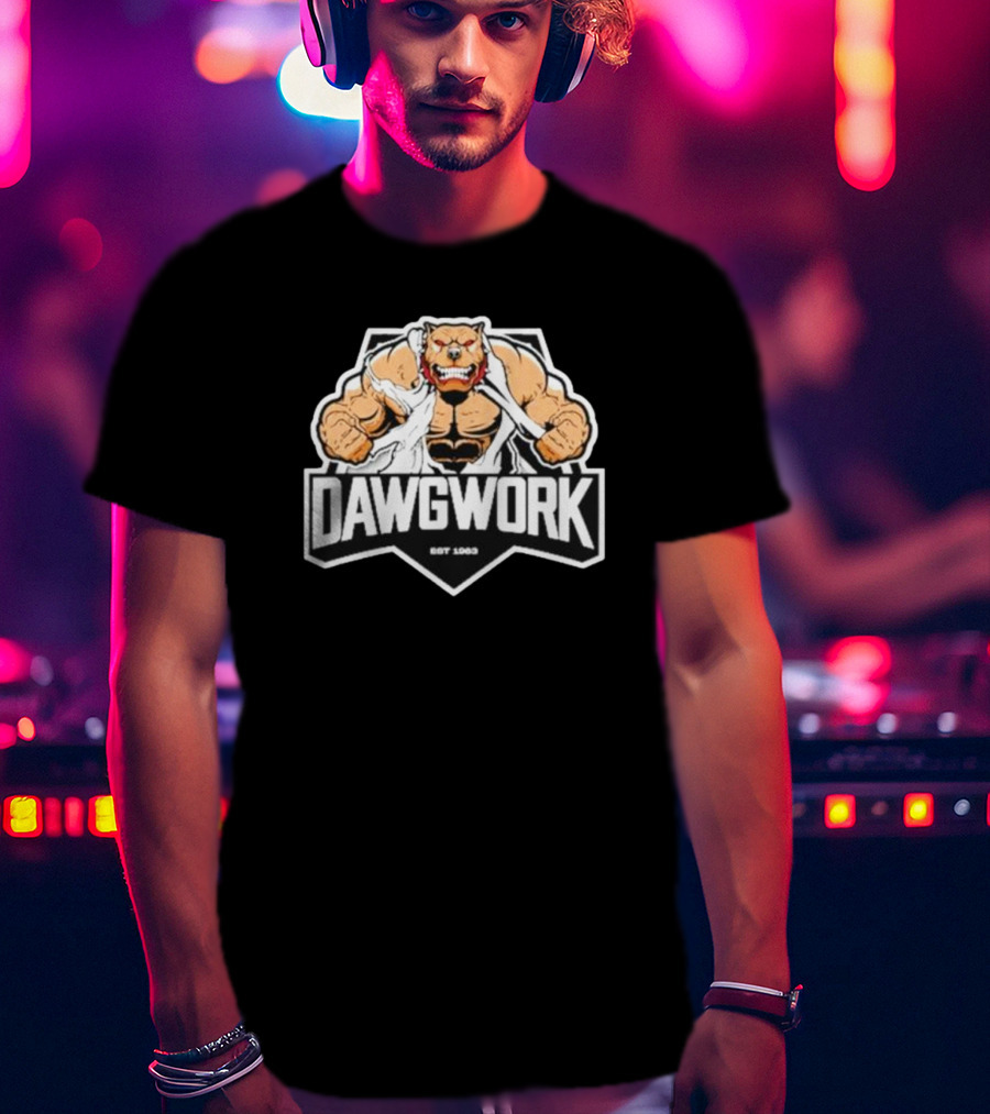 Dawgwork Est 1983 Muscle Dog Power T-Shirt