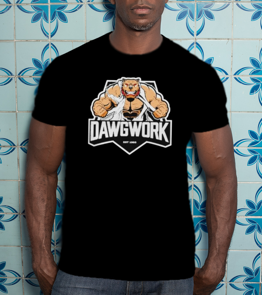 Dawgwork Est 1983 Muscle Dog Power T-Shirt