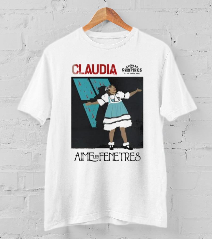CLAUDIA Aime Les Fenêtres Chroniques Des Vampires T-Shirt