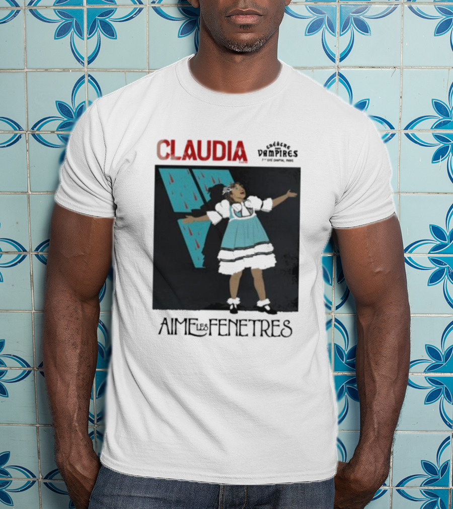 CLAUDIA Aime Les Fenêtres Chroniques Des Vampires T-Shirt