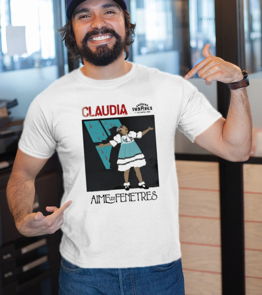 CLAUDIA Aime Les Fenêtres Chroniques Des Vampires T-Shirt