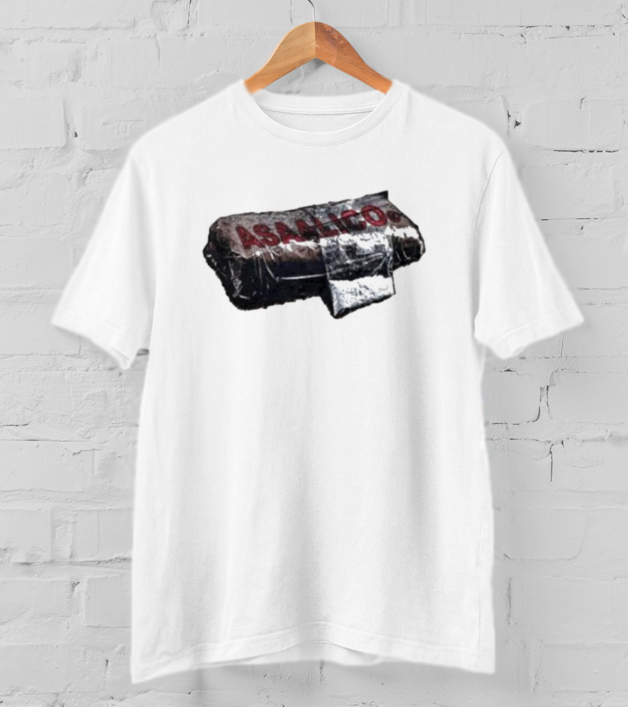 Asaalico Asaali Brick Wrapped Text T-Shirt