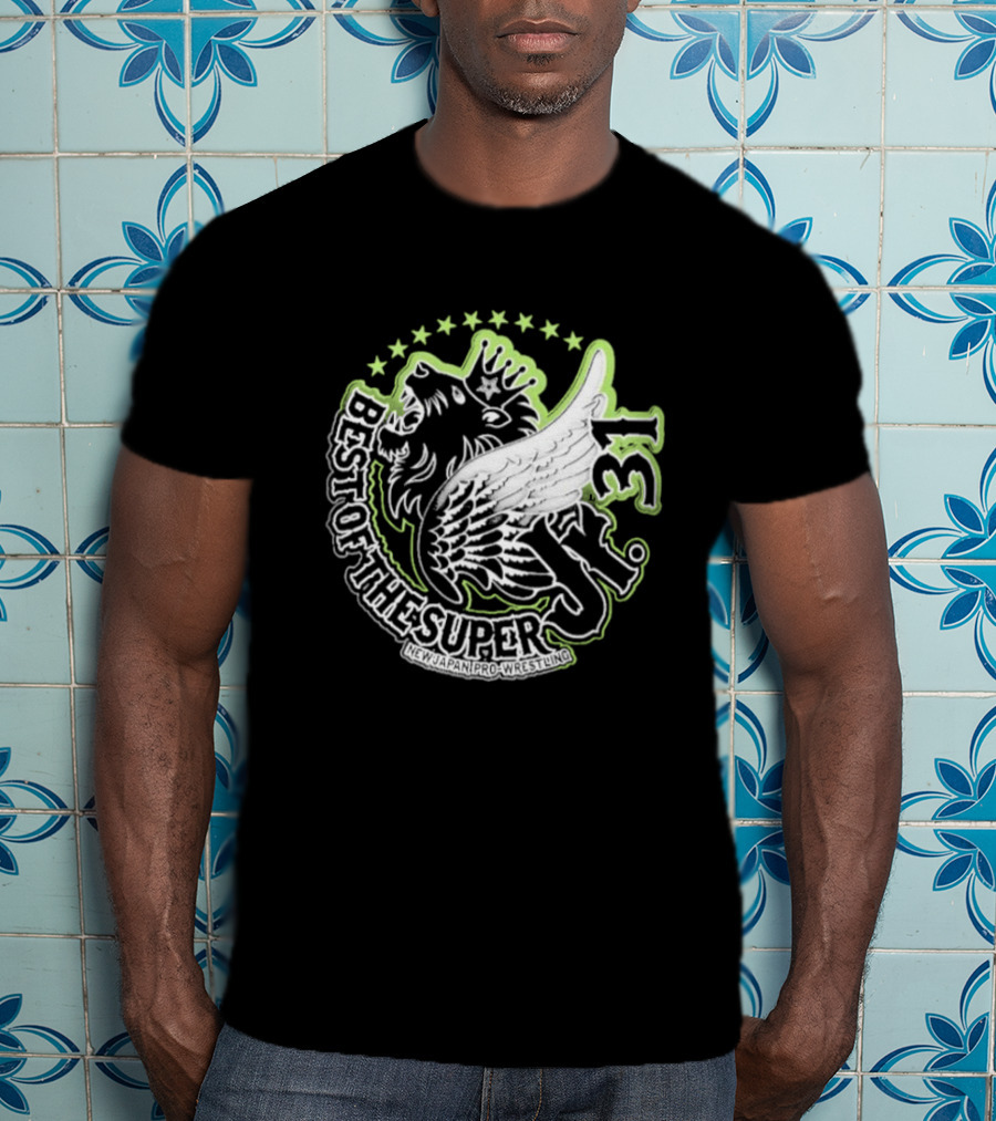 Best Of The Super Jr 31 New Japan Pro Wrestling Winged Lion T-Shirt