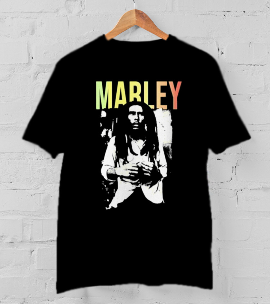 MARLEY Bob Marley Band Iconic Reggae Legend T-Shirt