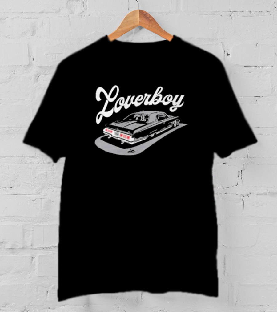Loverboy Classic Car Illustration Bomb The Artist T-Shirt