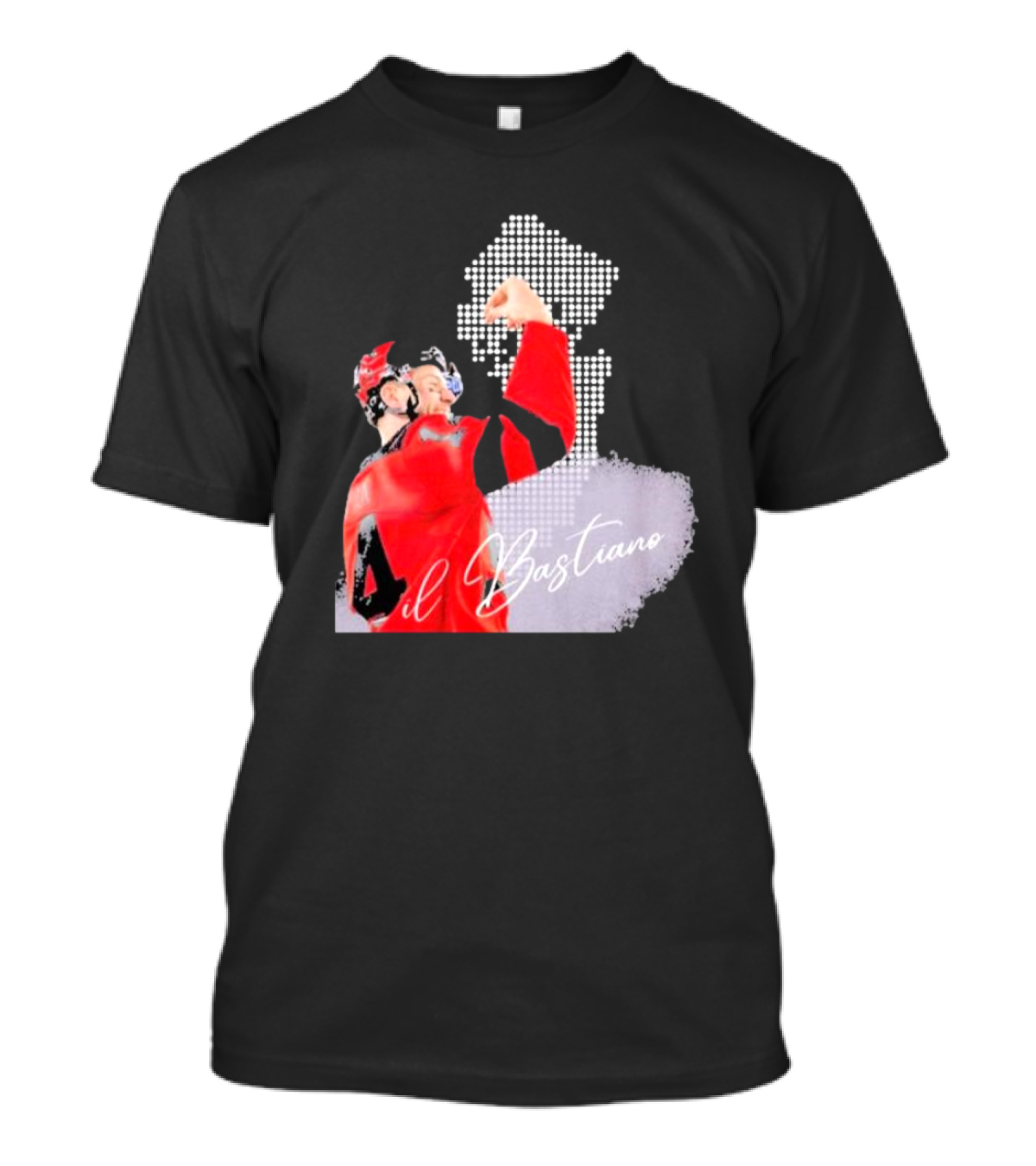 Il Bastiano Number 4 Hockey Celebration Signature T-Shirt