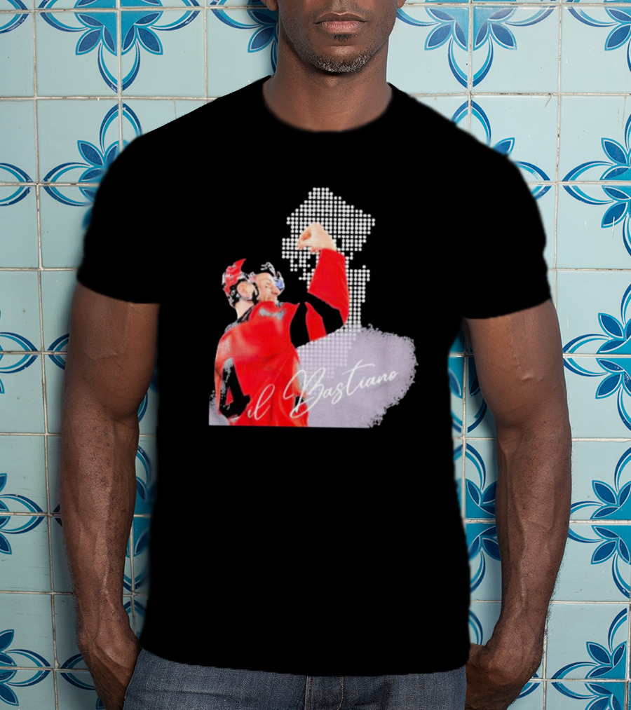 Il Bastiano Number 4 Hockey Celebration Signature T-Shirt