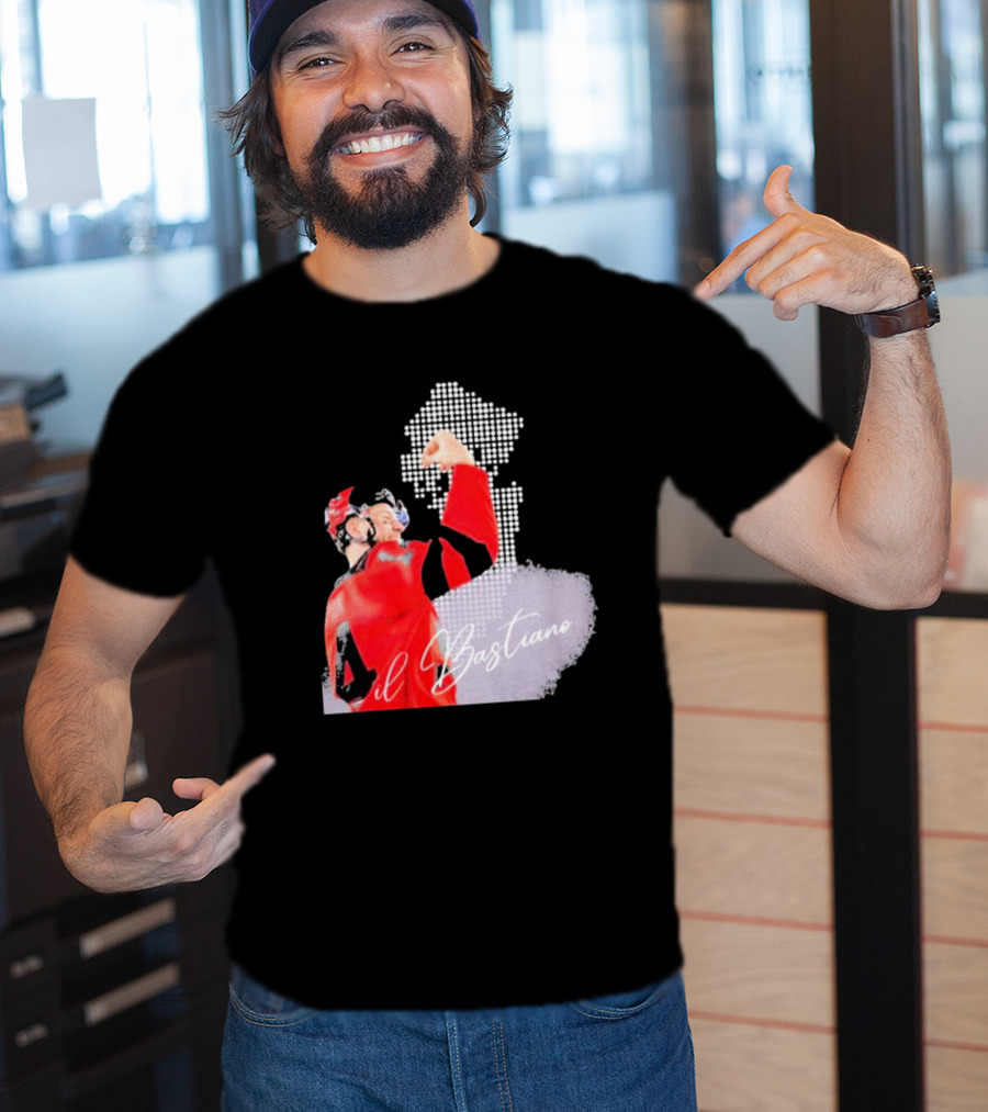 Il Bastiano Number 4 Hockey Celebration Signature T-Shirt