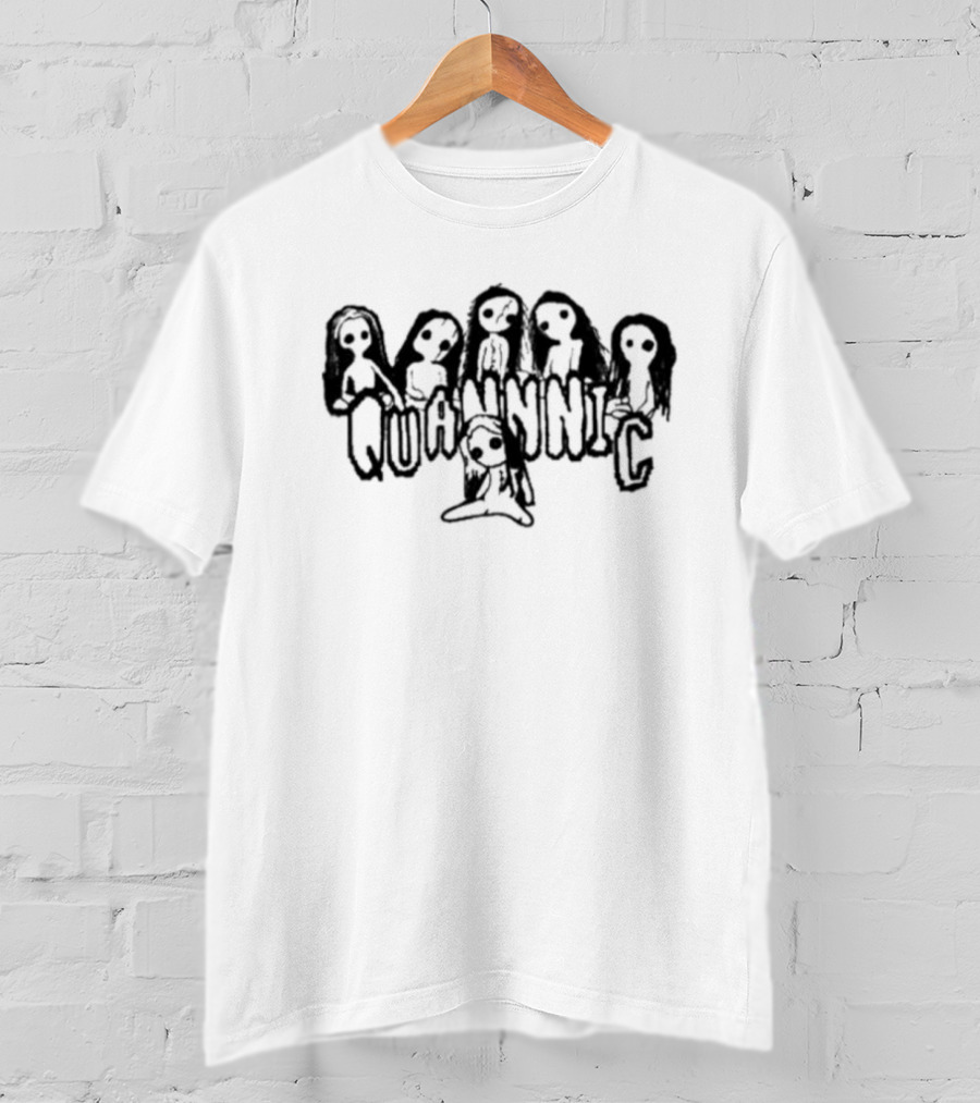 QUANNIC Creepy Doll Figures Dark T-Shirt