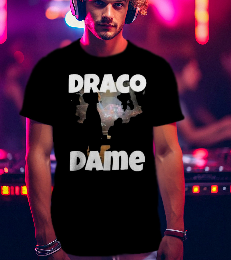 Draco Dame Basketball Arena Silhouette Scene T-Shirt